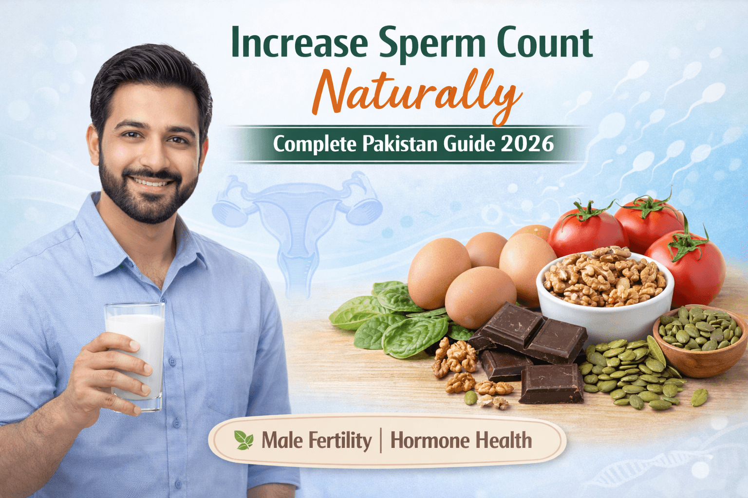 How to Increase Sperm Count Naturally in Pakistan: Complete Guide