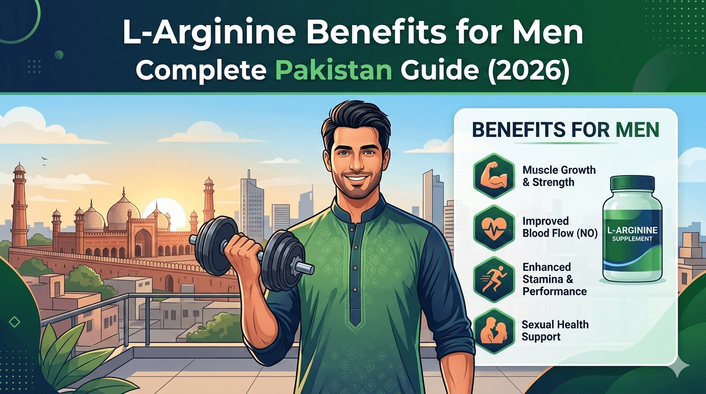 L-Arginine Benefits for Men: Complete Pakistan Guide (2026)