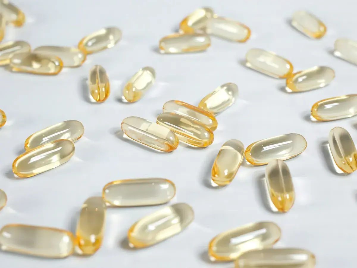 Vitamins and supplement capsules