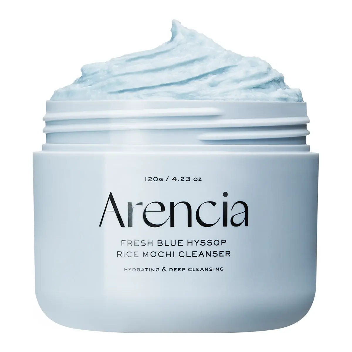 Arencia Fresh Blue Hyssop Rice Mochi Cleanser 120g