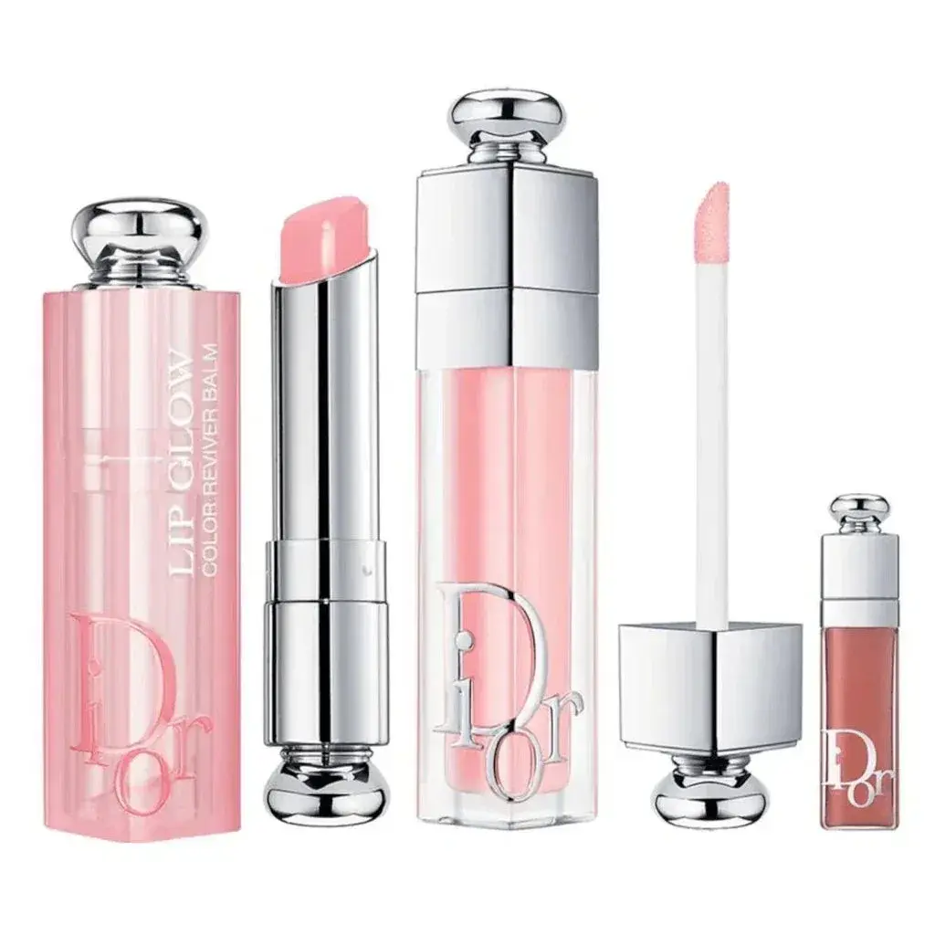 Dior Addict Lip Essentials Set (Lip Glow 001, Lip Maximizer 001, Mini Lip Maximizer 038)