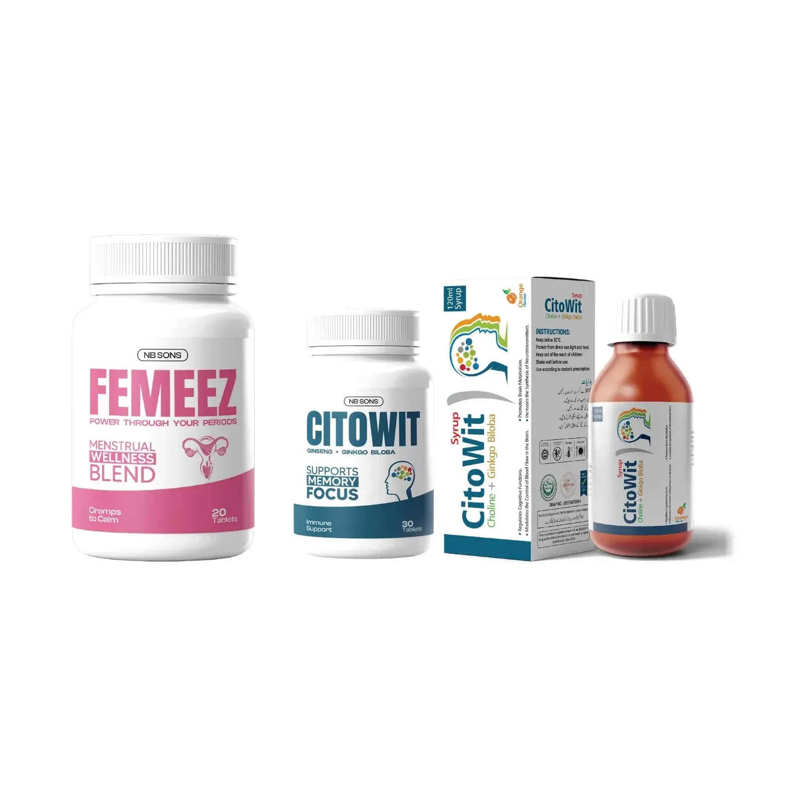 NB Sons Femeez + Citowit Women's Balance & Focus Bundle