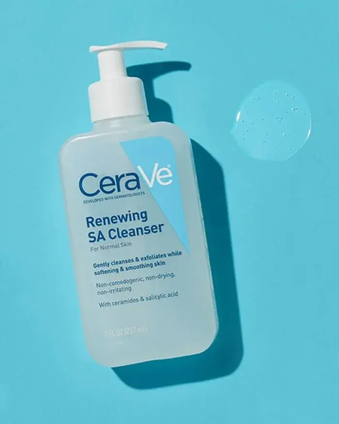 CeraVe Renewing SA Cleanser bottle from the cleanser bundle