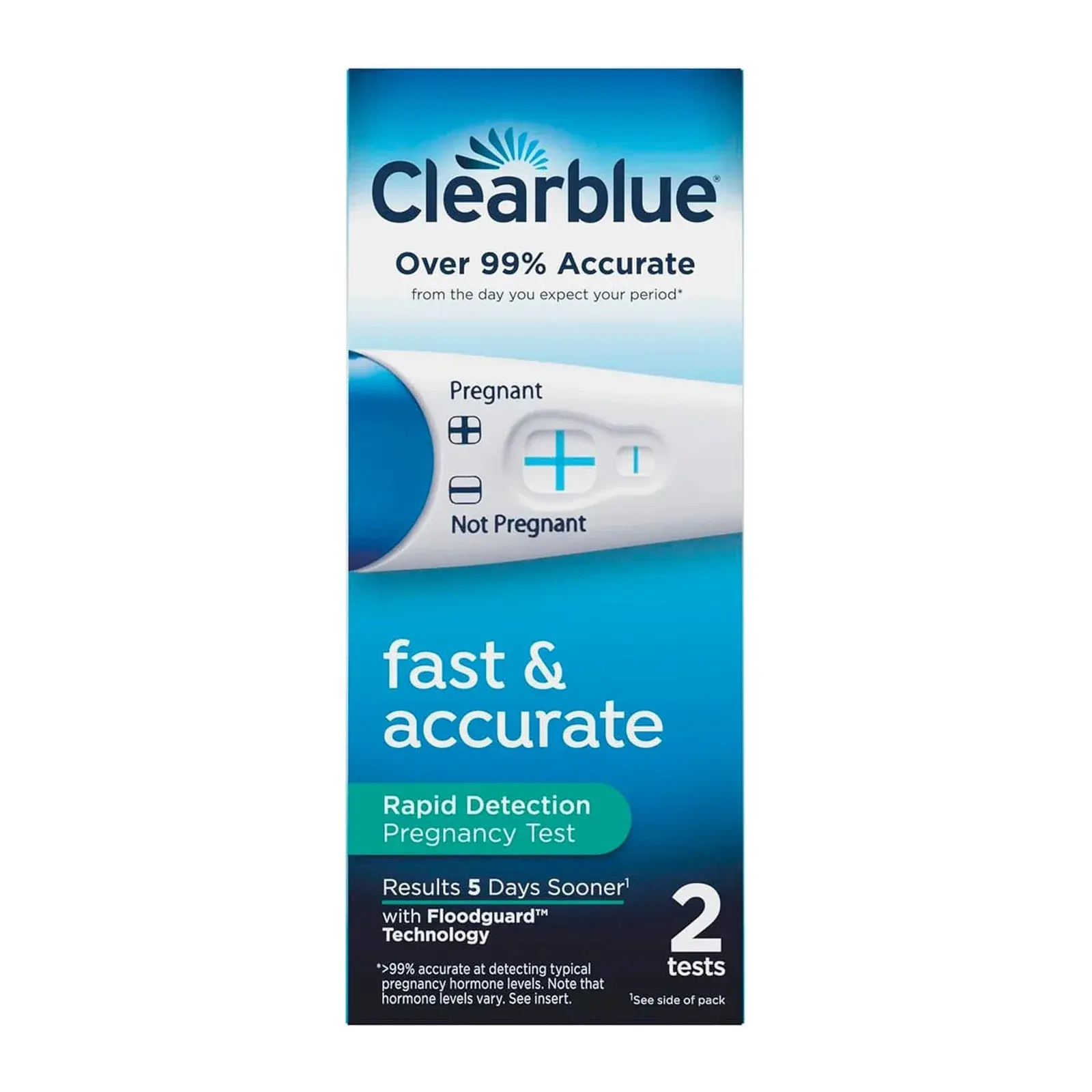 Clearblue Rapid Detection Pregnancy Test (2 Tests)