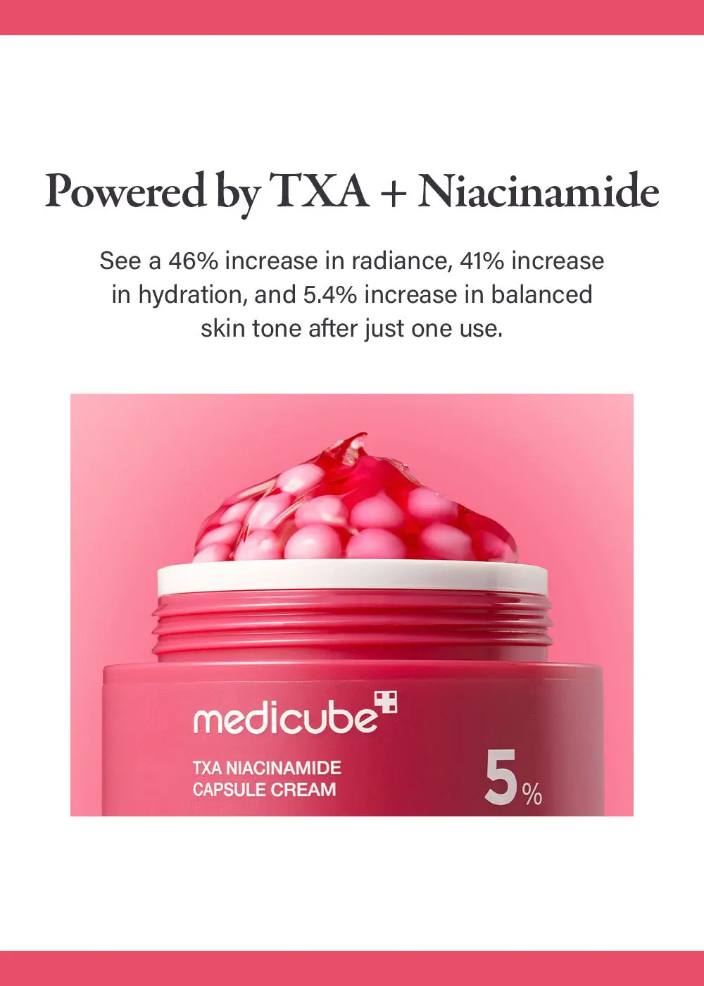 Medicube 5% TXA + Niacinamide Capsule Cream 55g