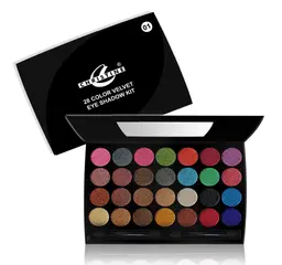 Christine Velvet Eyeshadow Palette - 28 Colors