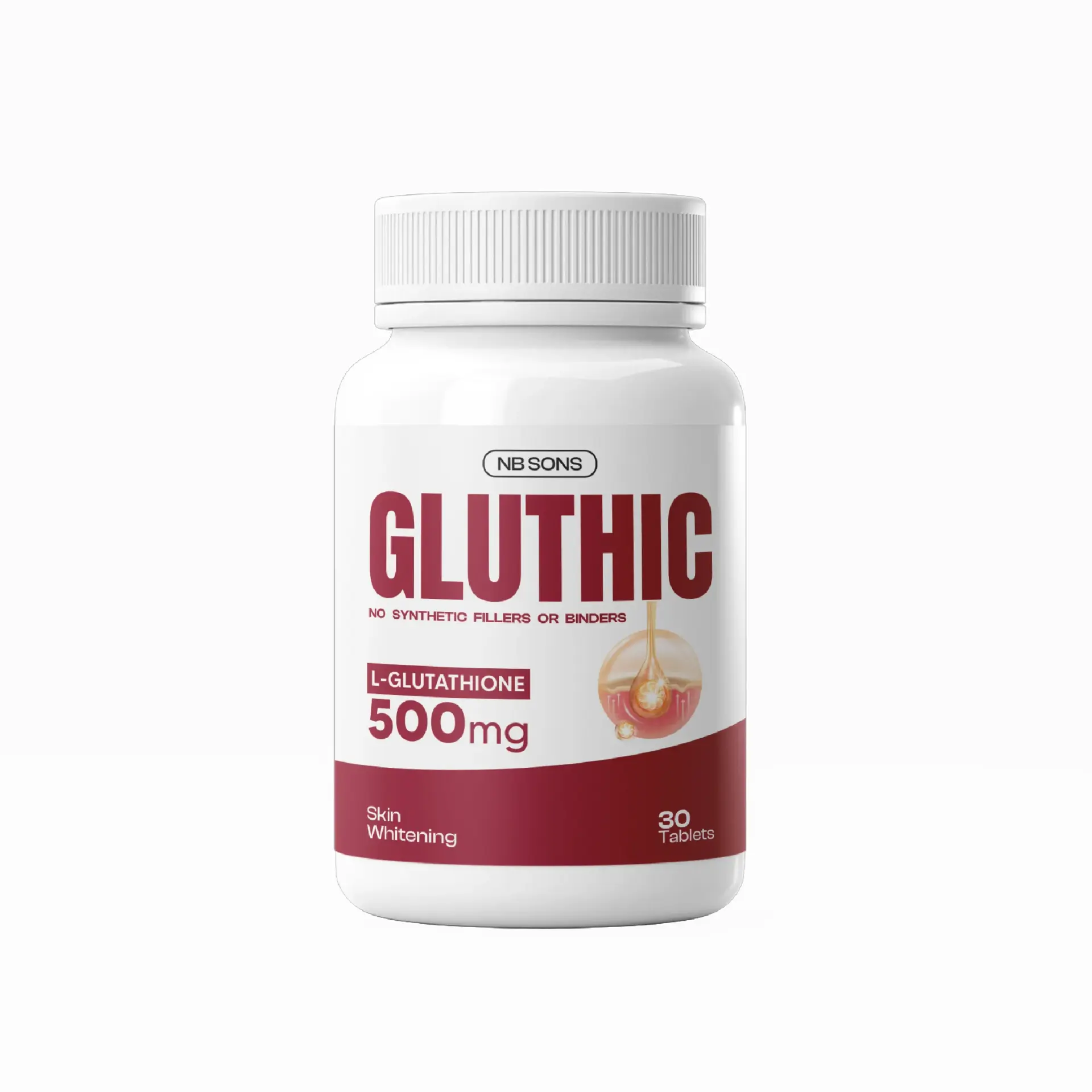 NB Sons Gluthic Glutathione 500mg + Vitamin C