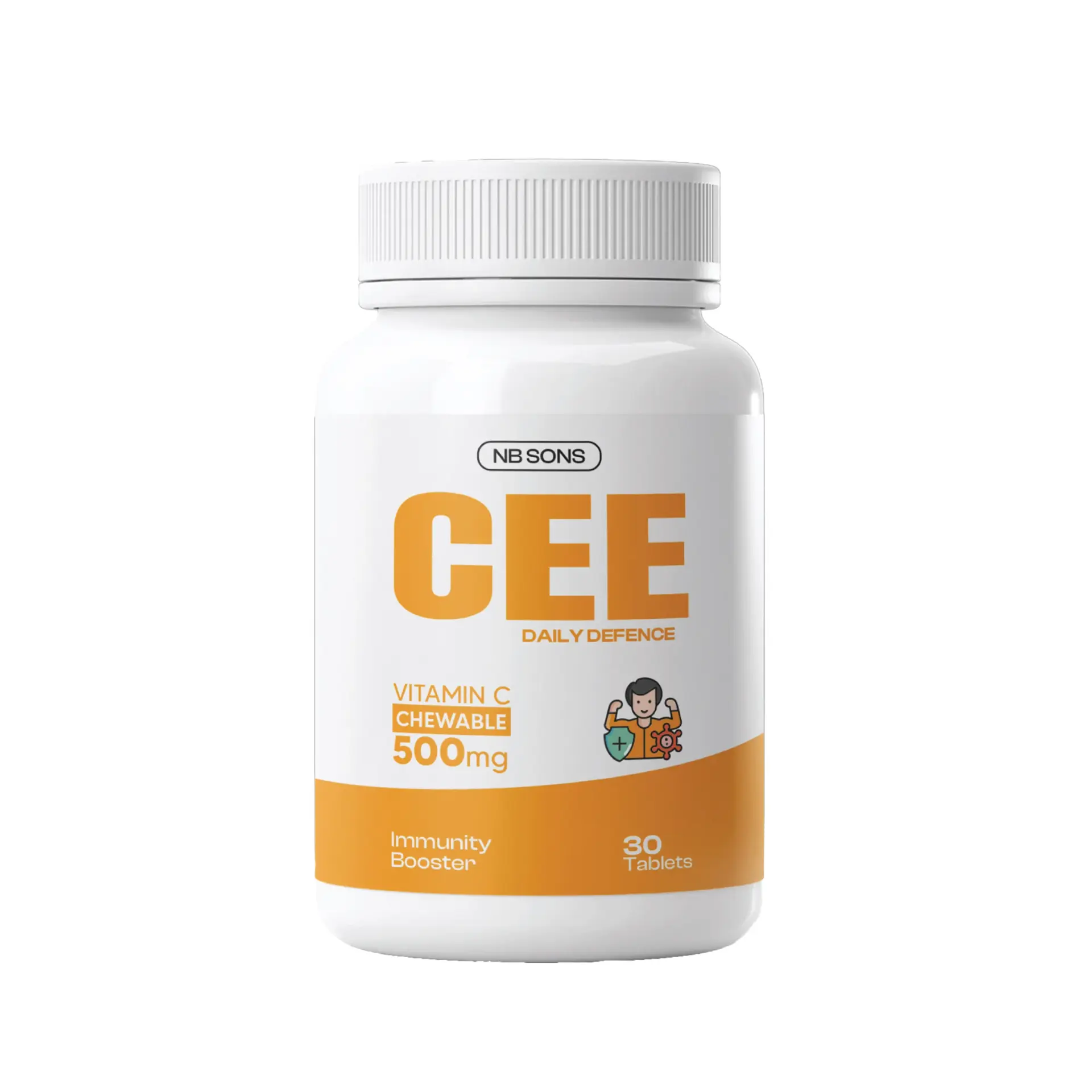 NB Sons Cee Chewable Vitamin C 500mg Tablets