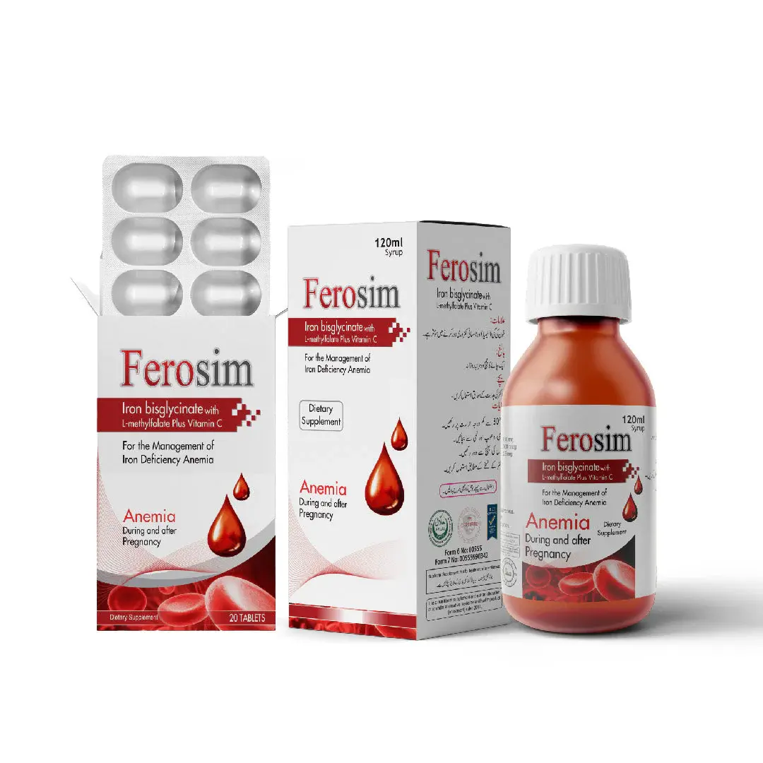 NB Sons Ferosim Iron Supplement & Syrup
