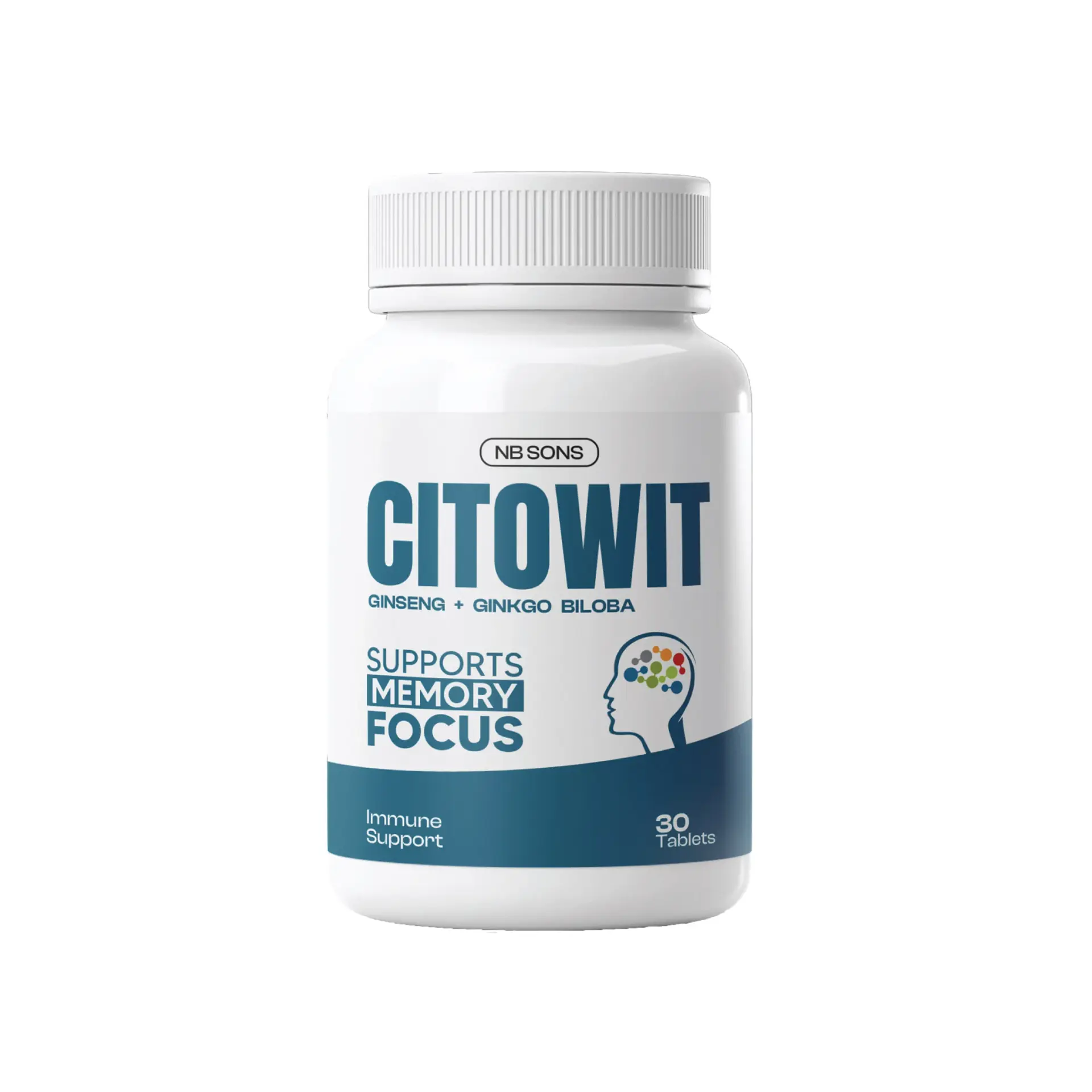 NB Sons Citowit Ginkgo & Ginseng Brain Supplement