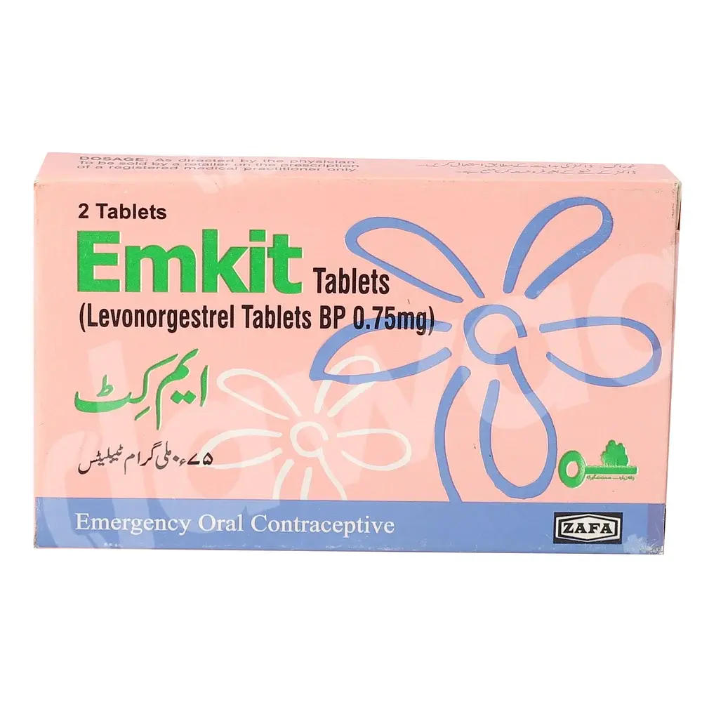 Zafa Emkit Emergency Contraceptive Pills (2 Tablets)
