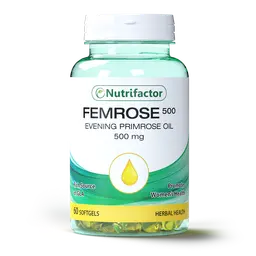 Nutrifactor Femrose 500 (Evening Primrose Oil)