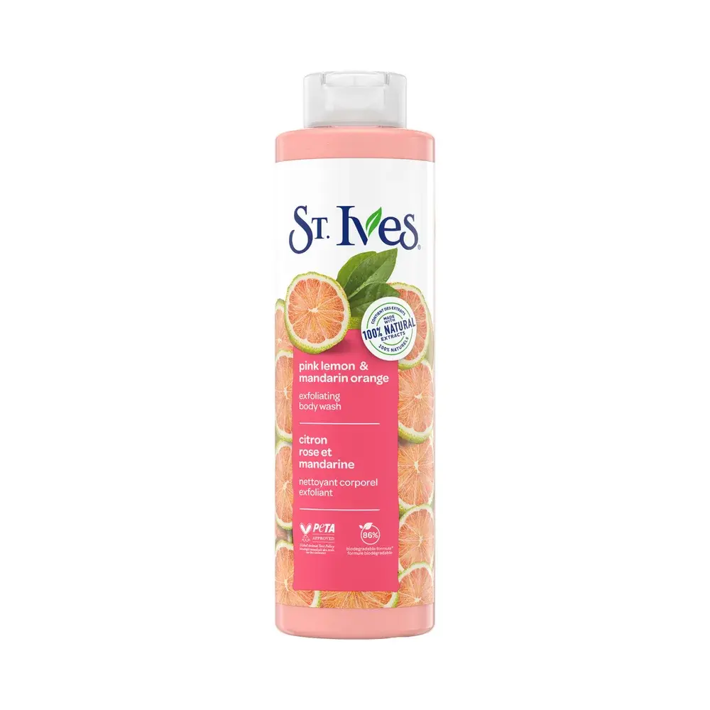 St. Ives Exfoliating Pink Lemon & Mandarin Orange Body Wash 650ml