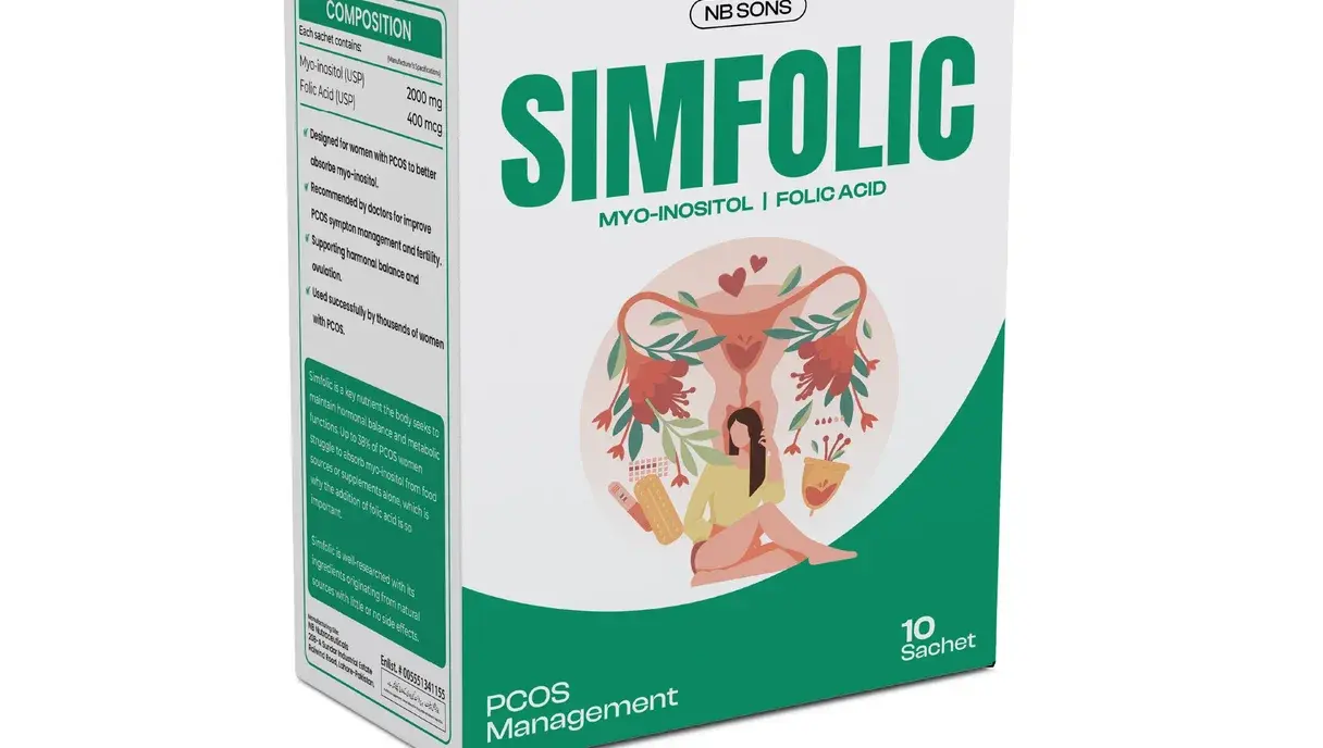 Simfolic, Natural PCOS Treatment with Myo-Inositol in Pakistan 2026