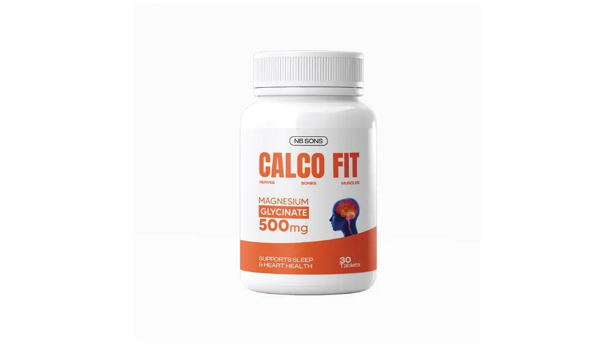Calco Fit: Magnesium Glycinate 500mg for Bones, Muscles and Better Sleep in Pakistan