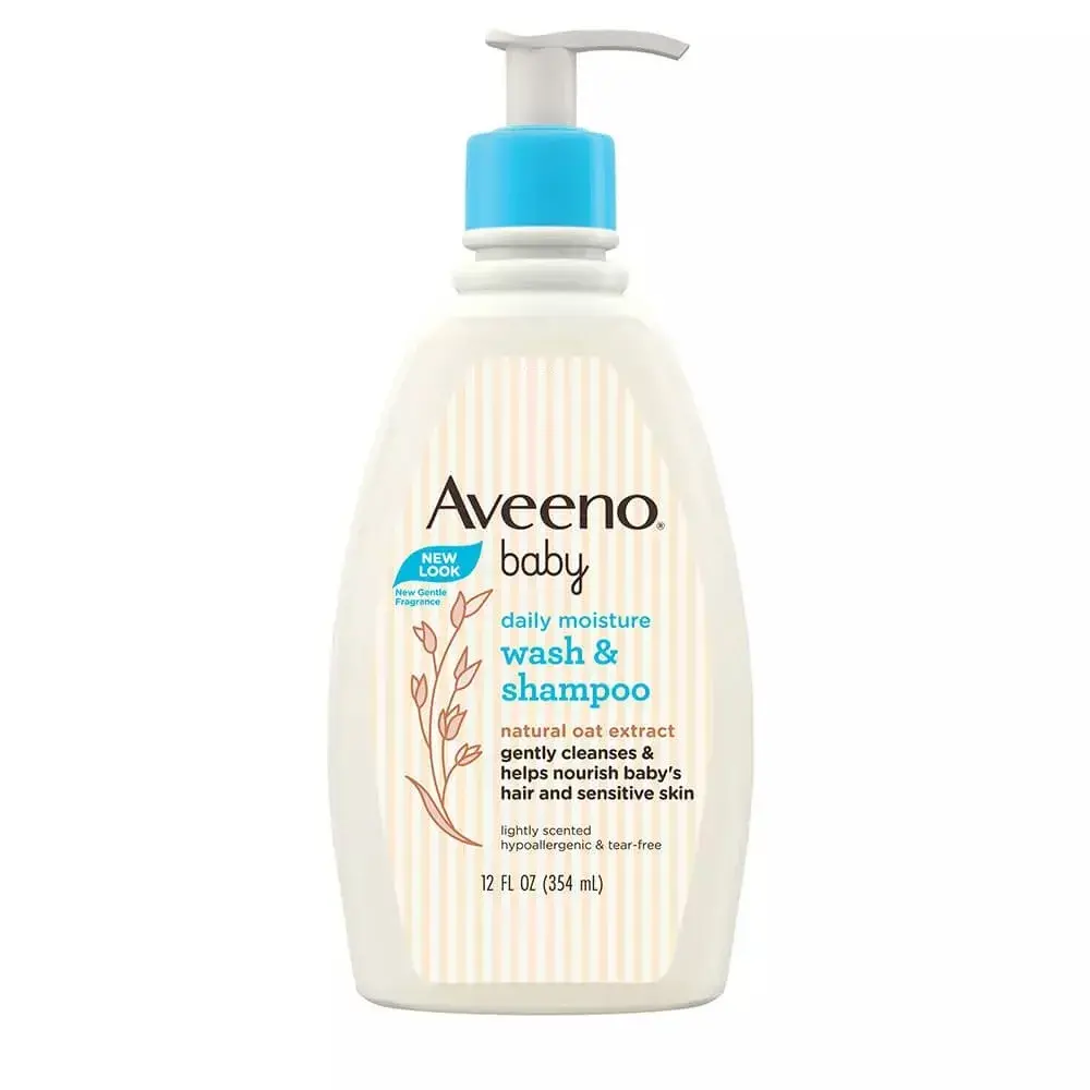 Aveeno Baby Daily Moisture Wash & Shampoo 354ml