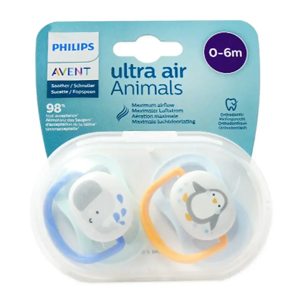 Philips Avent Ultra Air Soother 0-6m (2 pack)
