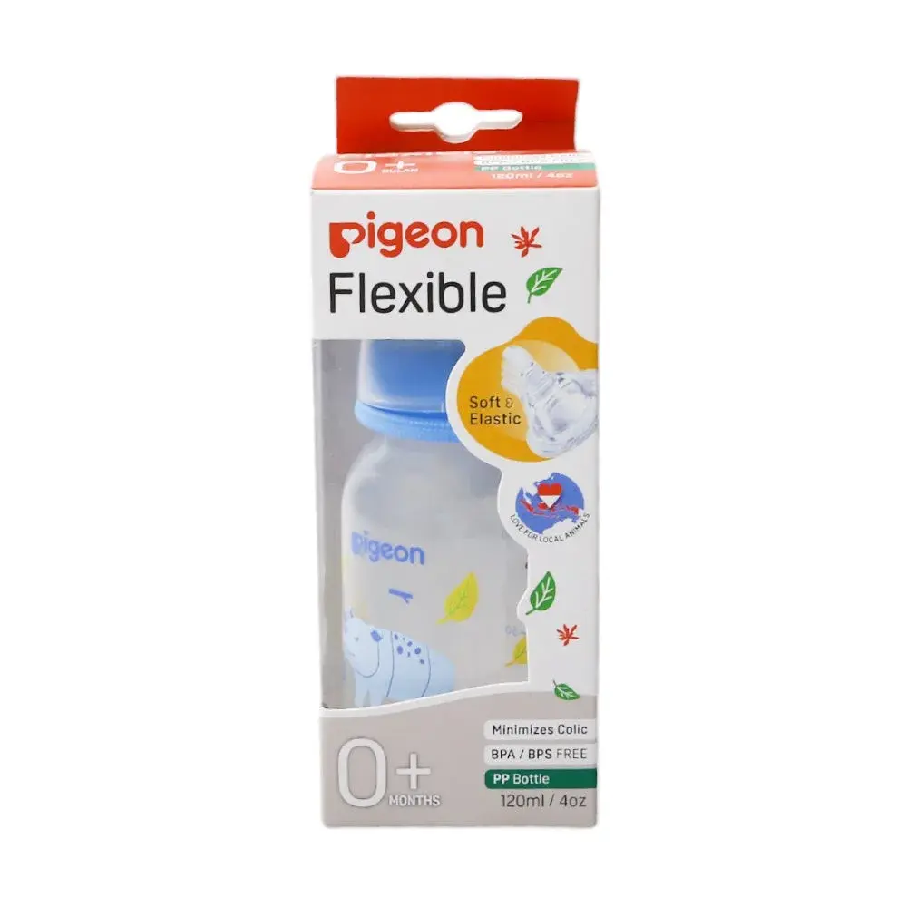 Pigeon Flexible Feeding Bottle 120ml 0m+