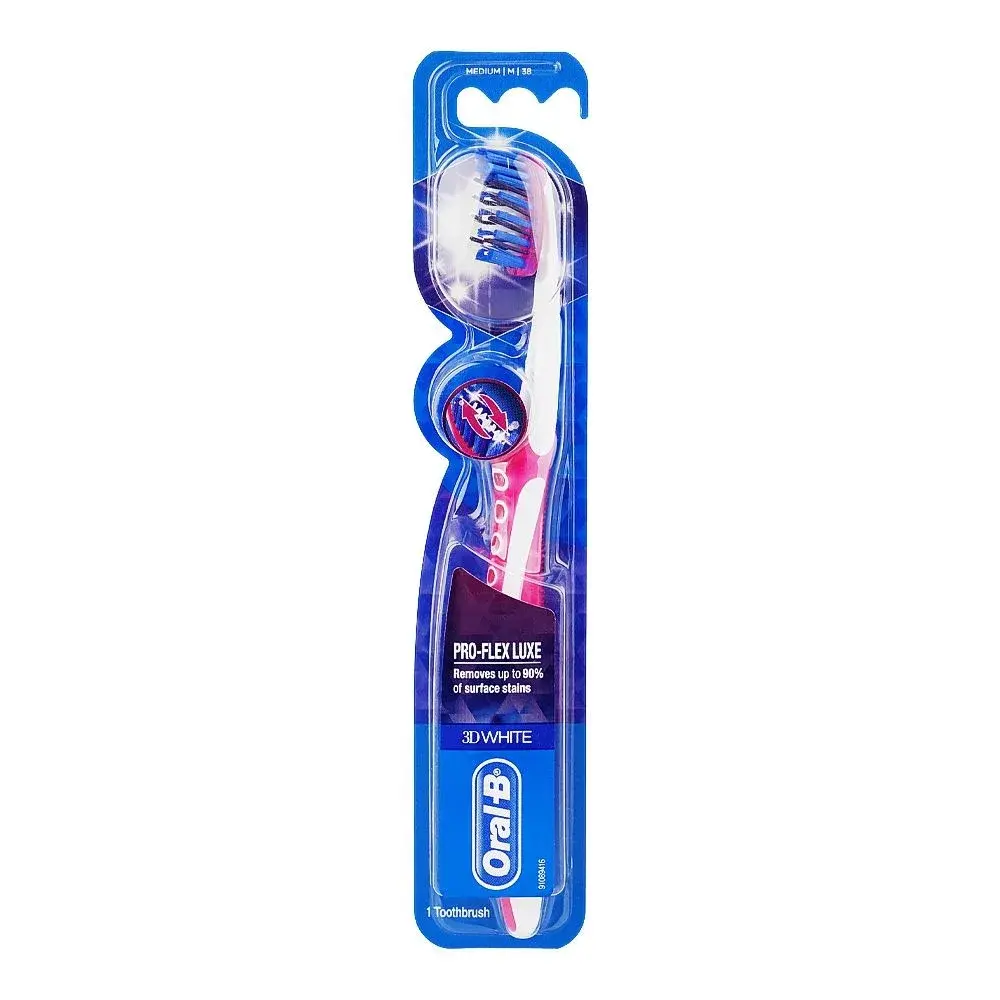 Oral-B 3D White Pro-Flex Luxe Toothbrush Medium
