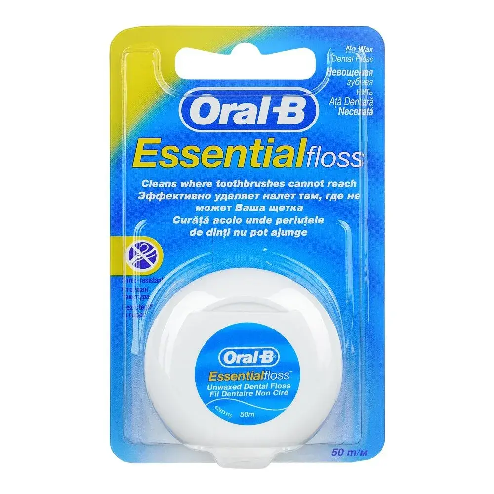 Oral-B Essential Floss Unwaxed 50m