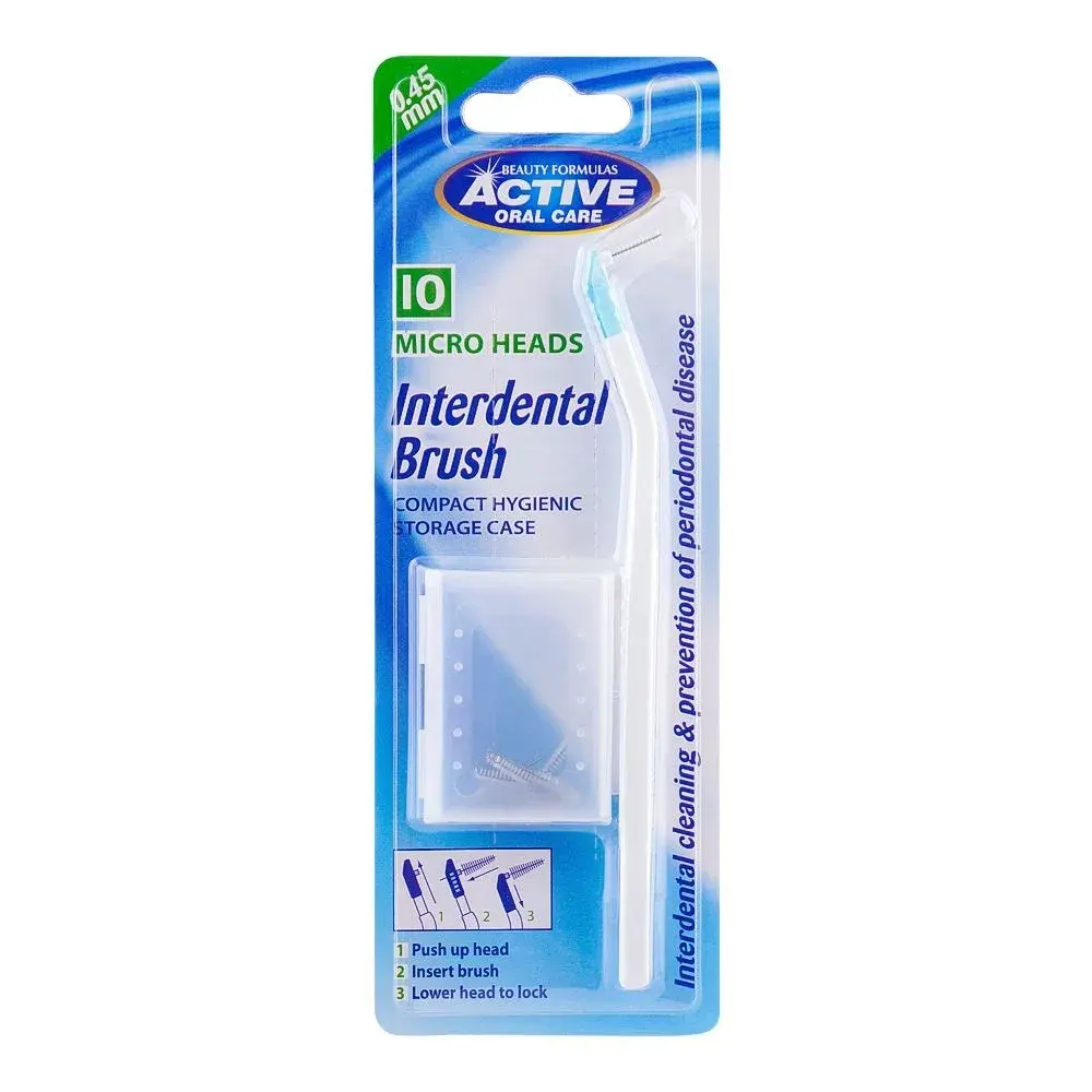Beauty Formulas Active Oral Care Interdental Brushes 0.45mm 10-Pack