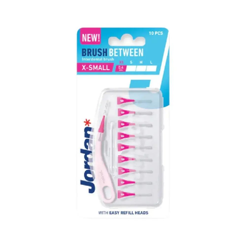 Jordan Clinic Brush Between Interdental Brushes Extra Small 10-Pack