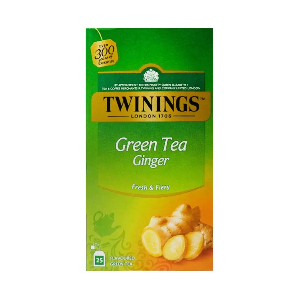 Twinings Green Tea Ginger 25 Tea Bags 40g