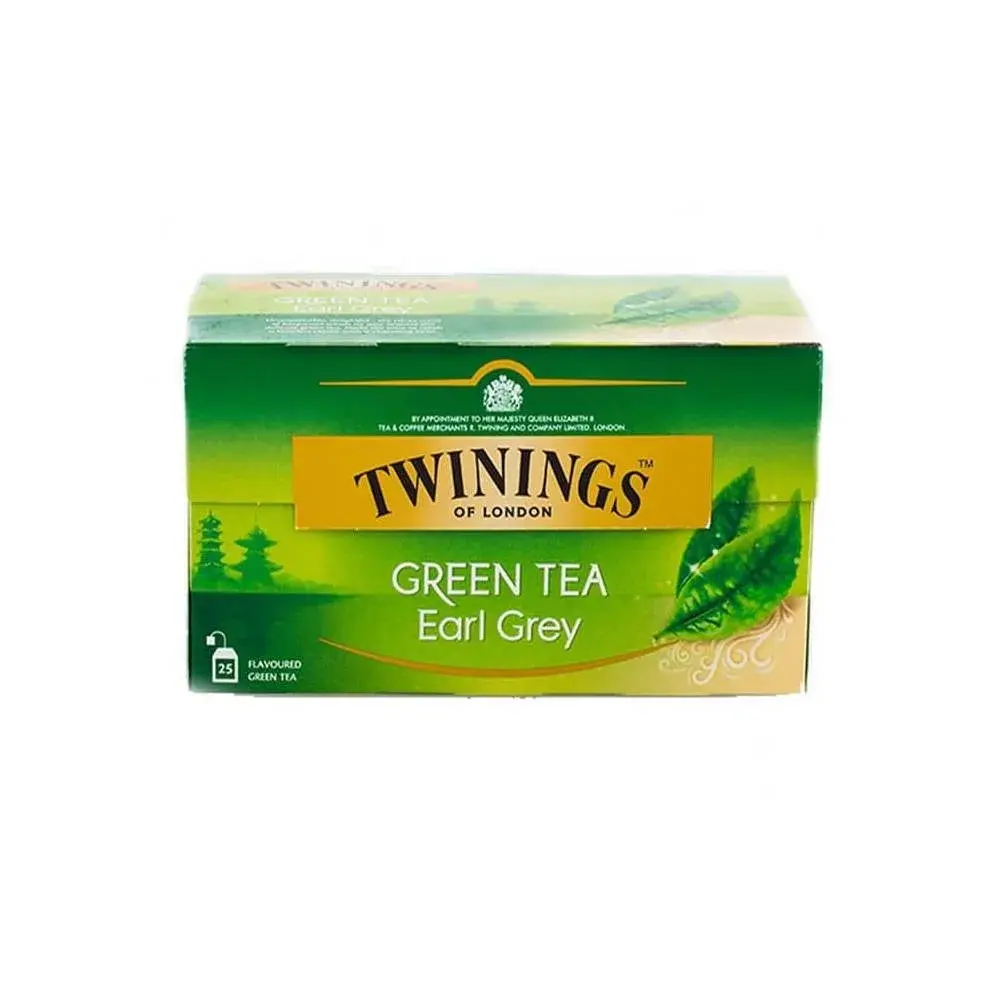 Twinings Green Tea Earl Grey 25 Tea Bags 40g
