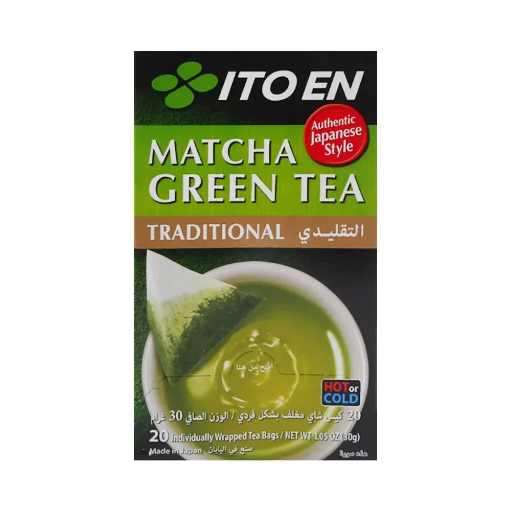 ITO EN Matcha Green Tea Traditional 20 Tea Bags 30g