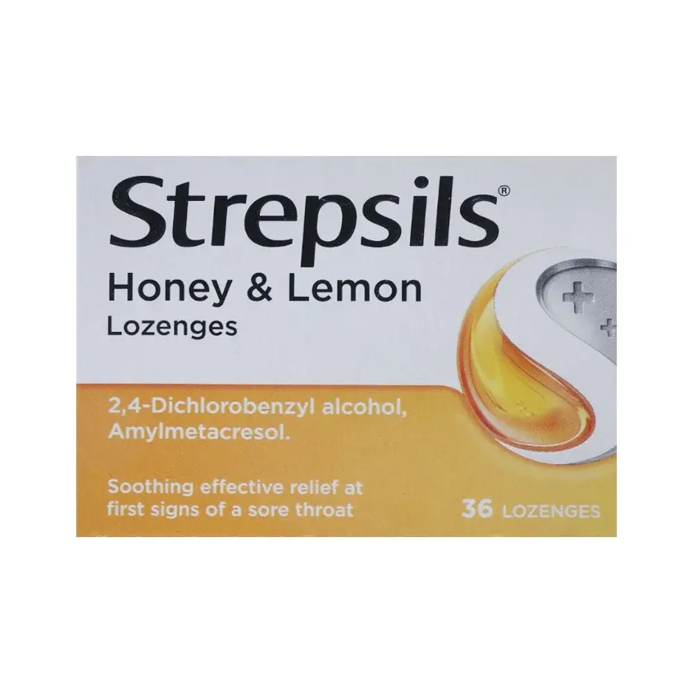 Strepsils Honey & Lemon Lozenges Imported (36)