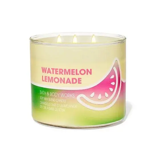 Bath & Body Works Watermelon Lemonade 3-Wick Candle 411g