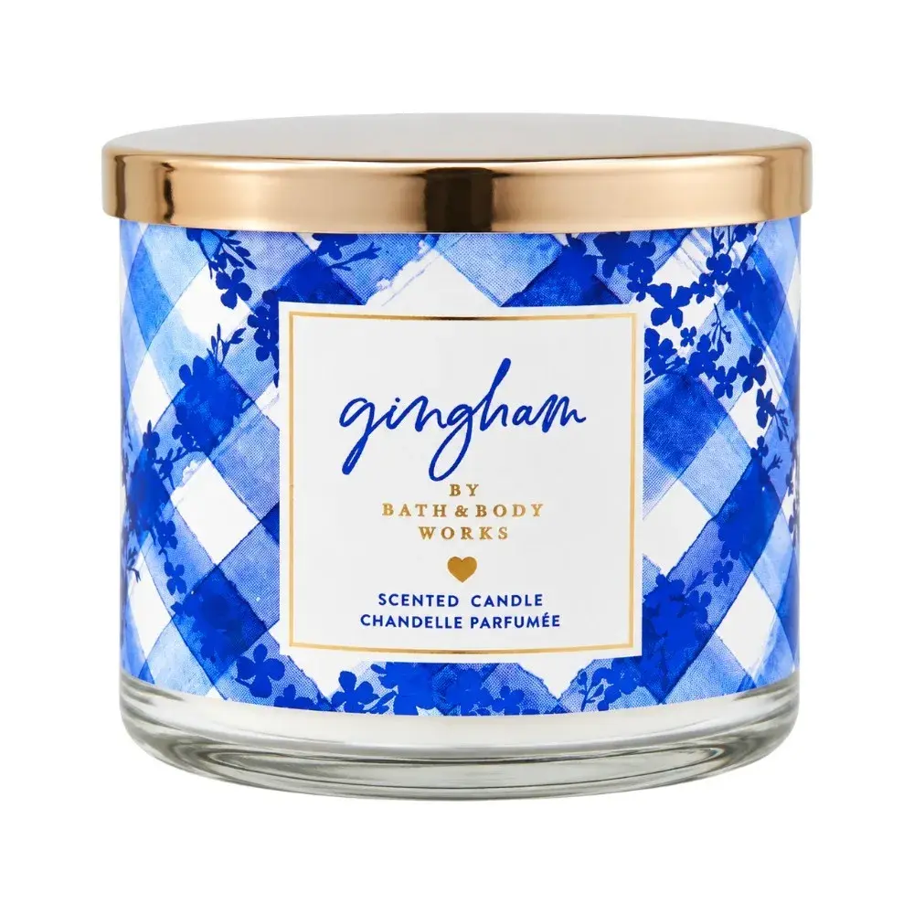 Bath & Body Works Gingham 3-Wick Candle 411g