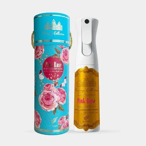 Afnan Heritage Collection Pink Rose Room & Fabric Mist 300ml