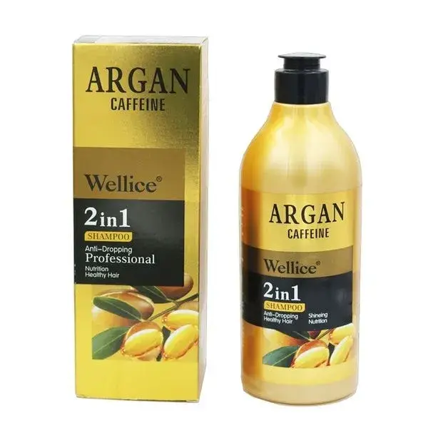 Wellice Argan Caffeine 2 in 1 Shampoo 520ml