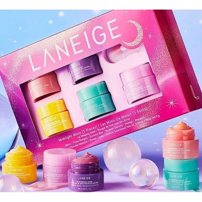 Laneige Midnight Minis Lip Sleeping Mask Set (5 x 3g)