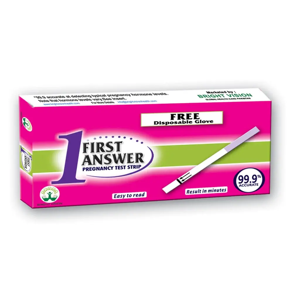 Bright Vision First Answer Pregnancy Test Strip