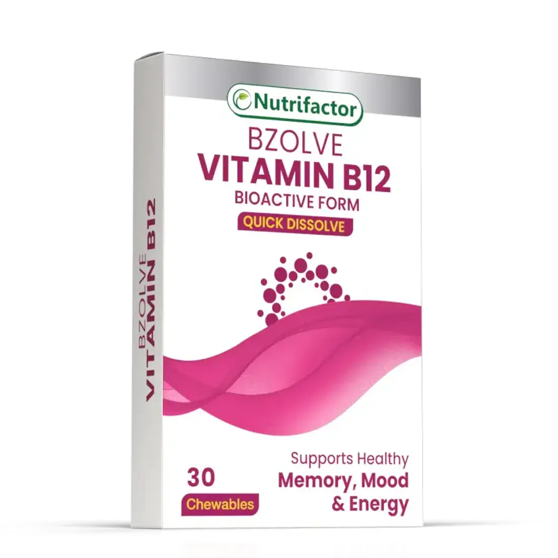 Nutrifactor Bzolve Chewables (Methylcobalamin B12)