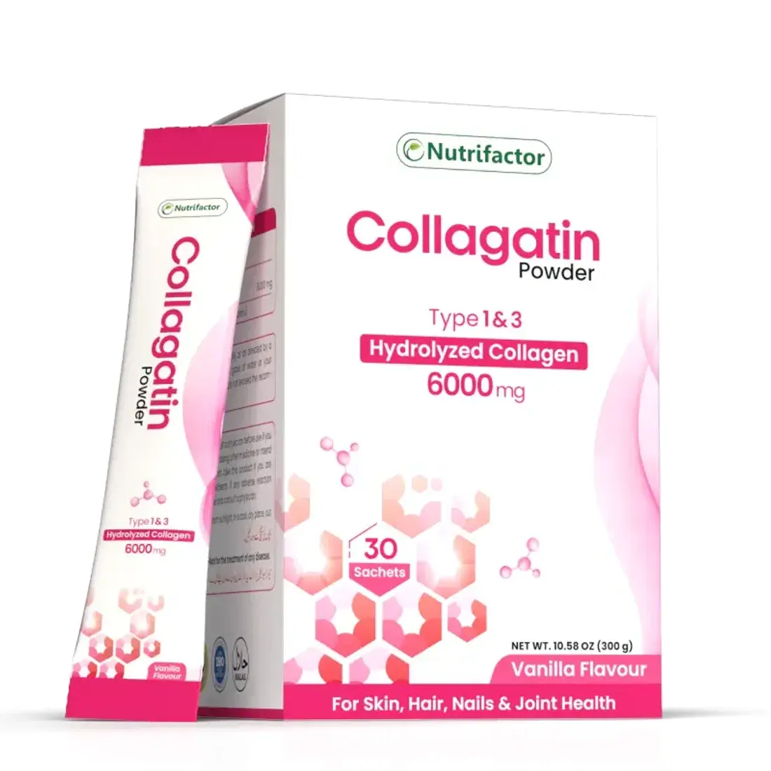Nutrifactor Collagatin Powder (Marine Collagen 6g)