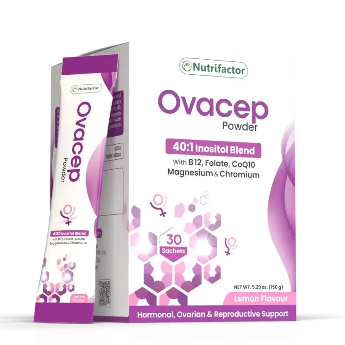 Nutrifactor Ovacep Powder (40:1 Inositol Blend) 30 Sachets