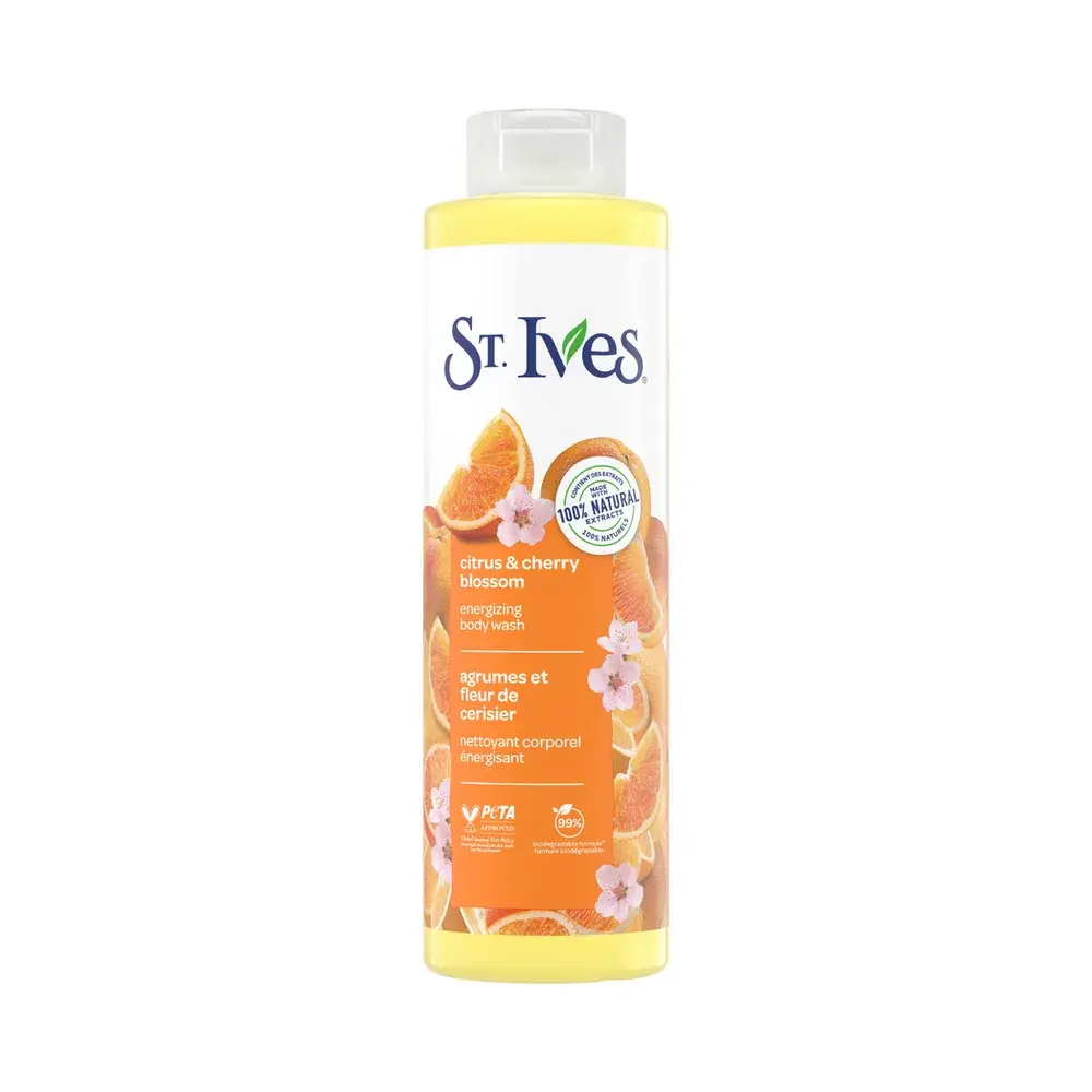 St. Ives Energizing Citrus & Cherry Blossom Body Wash 650ml